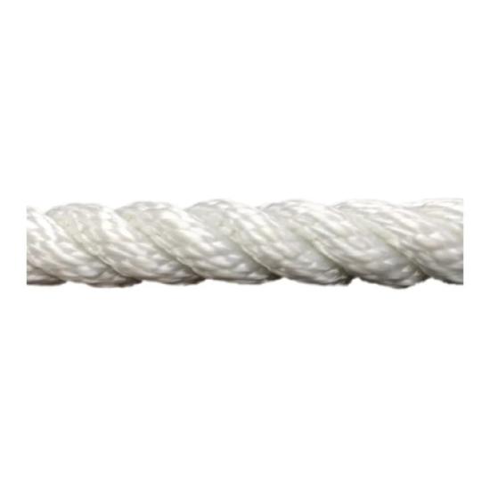 Polyester Halat 3 Kollu 16 Mm Beyaz