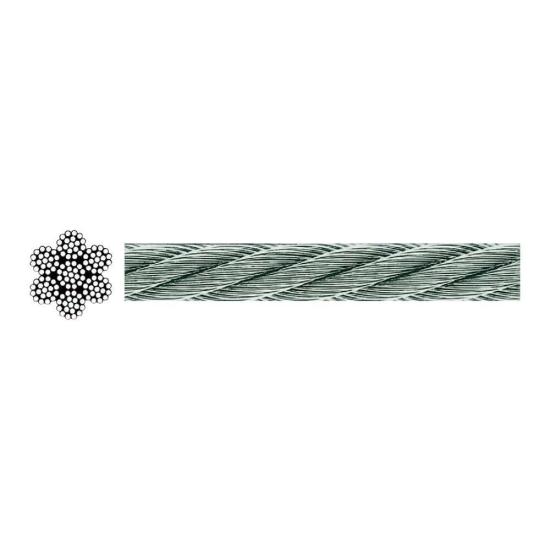 03 Mm Paslanmaz Çelik Halat 7X19 Cr-Nı