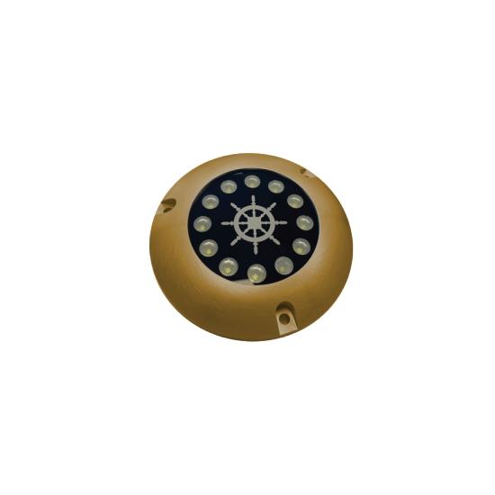 Su Altı Lambası Bronz 1850 Lümen Mavi 36 W 12 Led
