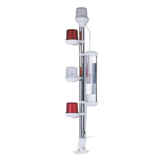 Işıklı Bayrak Direği Arıza Fenerli + Radar Refl. 72 Cm