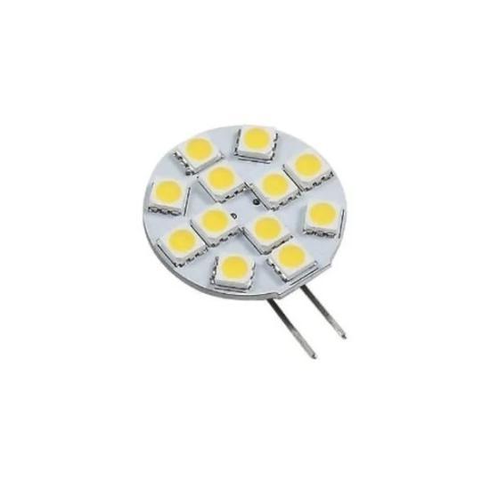 12 Led’Li G4 Ampül Yan Gün Işığı 9-30 V