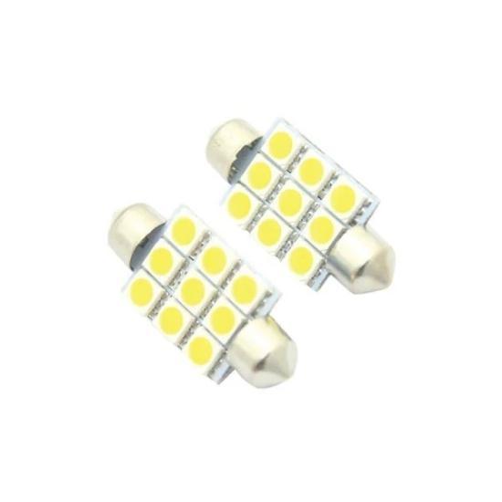 9  Led’Li Sofit Ampül Beyaz 12 V