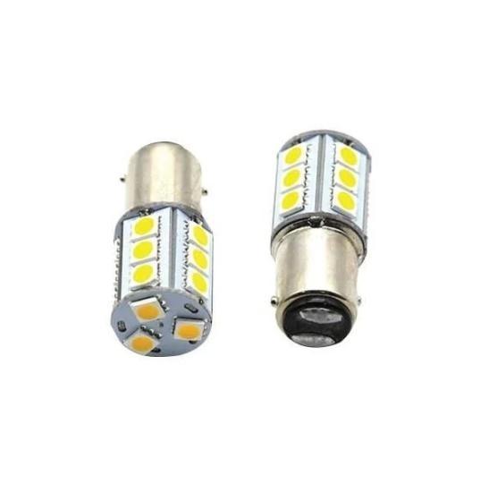 18 Led’Li Ampül Çapraz Tırnak Beyaz 9-30 V