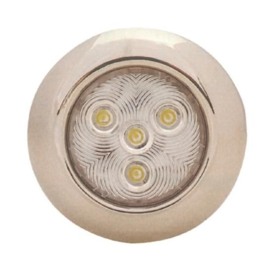 Krom Spot 4 Led 12 V Gün Işığı