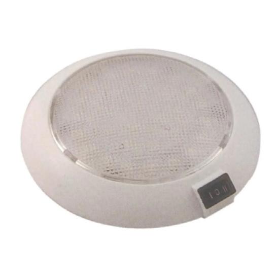 Plastik Tavan Lambası 24 Led 12 V