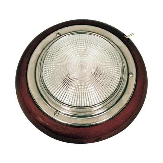 Tavan Lambası 15 Cm Ahşap Ampul