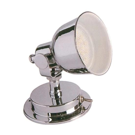 Başucu Lambası Krom 24 V Led Beyaz