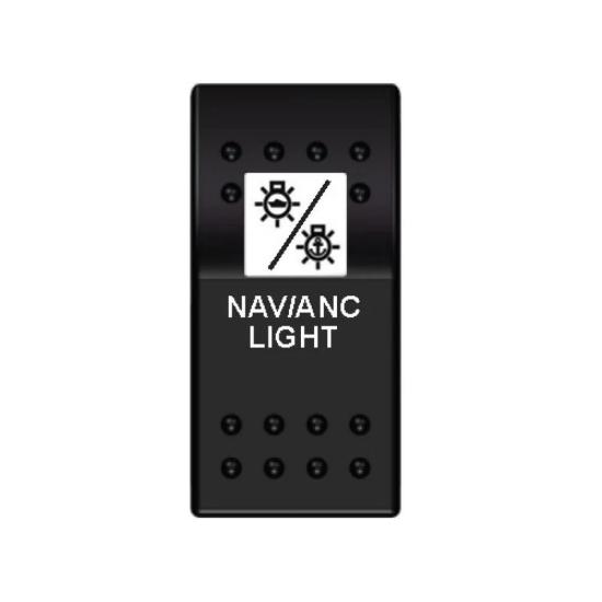 Swıtch On-On-Off Navigasyon+Demir Lambası 12/24 V