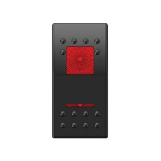 Swıtch Kırmızı On-Off-On 12/24 V