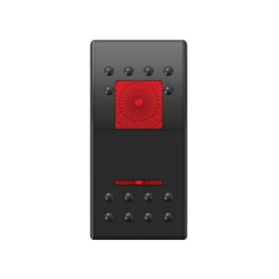 Swıtch Kırmızı On(Yaylı)-Off-On(Yaylı) 12/24 V