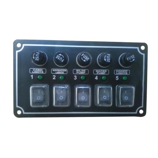 Mors 4’Lü Swıtch Panel Yatay