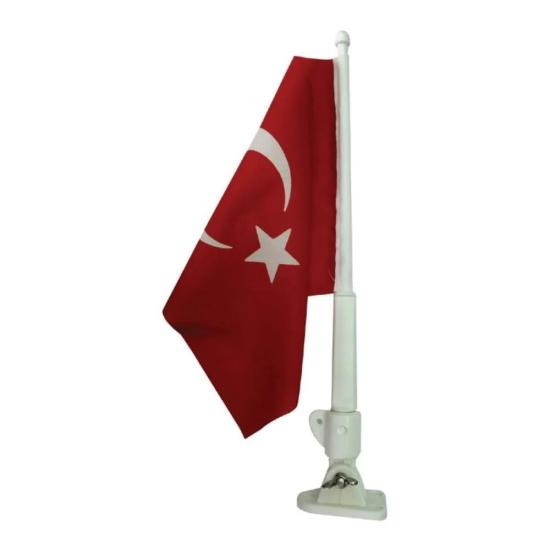 Plastik Bayrak Direği Bayraklı 40 Cm