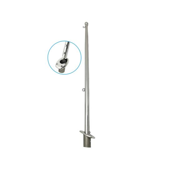 Bayrak Direği Krom Pimli 60 Cm