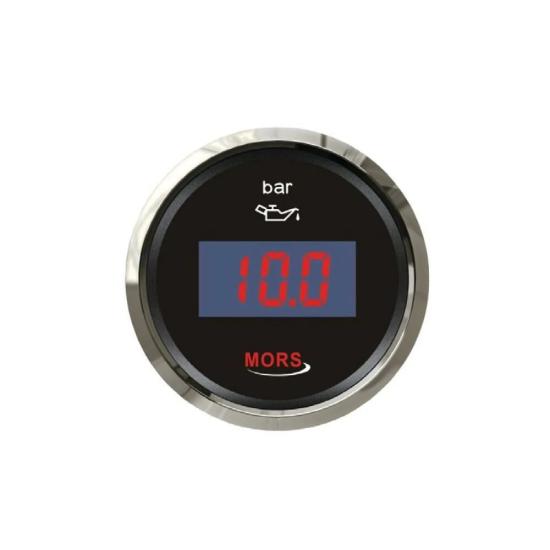 Dijital Yağ Göstergesi 10 Bar 12-24V Siyah