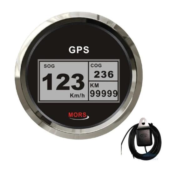 Sürat Göstergesi 55 Mph Siyah Gps Antenli