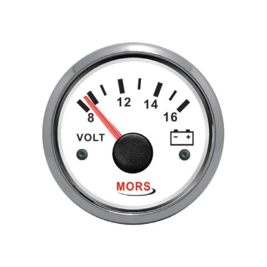 Voltmetre 12 V Beyaz