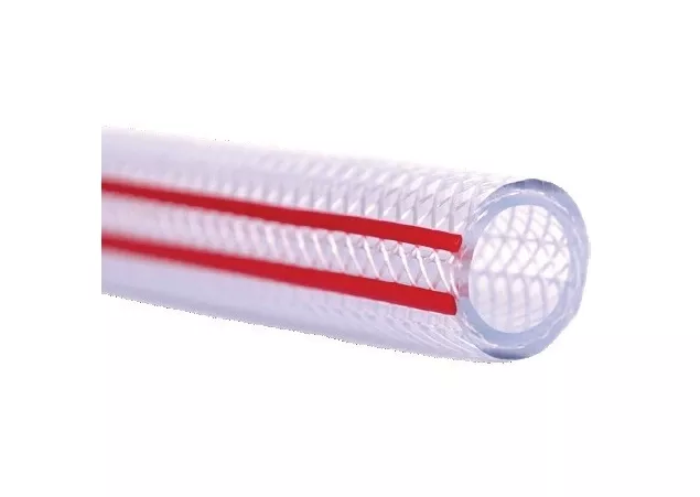 İpli Şeffaf PVC Hortum 12 mm