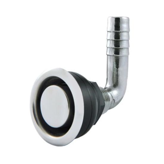 Hava Firarı Flanşlı Dirsek 5/8’’ Krom