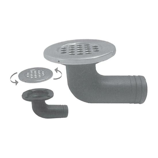 Yer Süzgeçi Krom Flanşlı 38 Mm