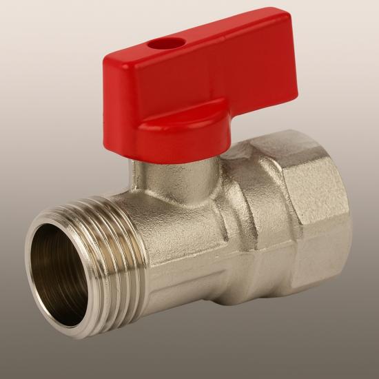 Mini Küresel Vana 1/4’’ Kırmızı